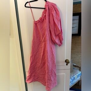 LAKE linen midi dress